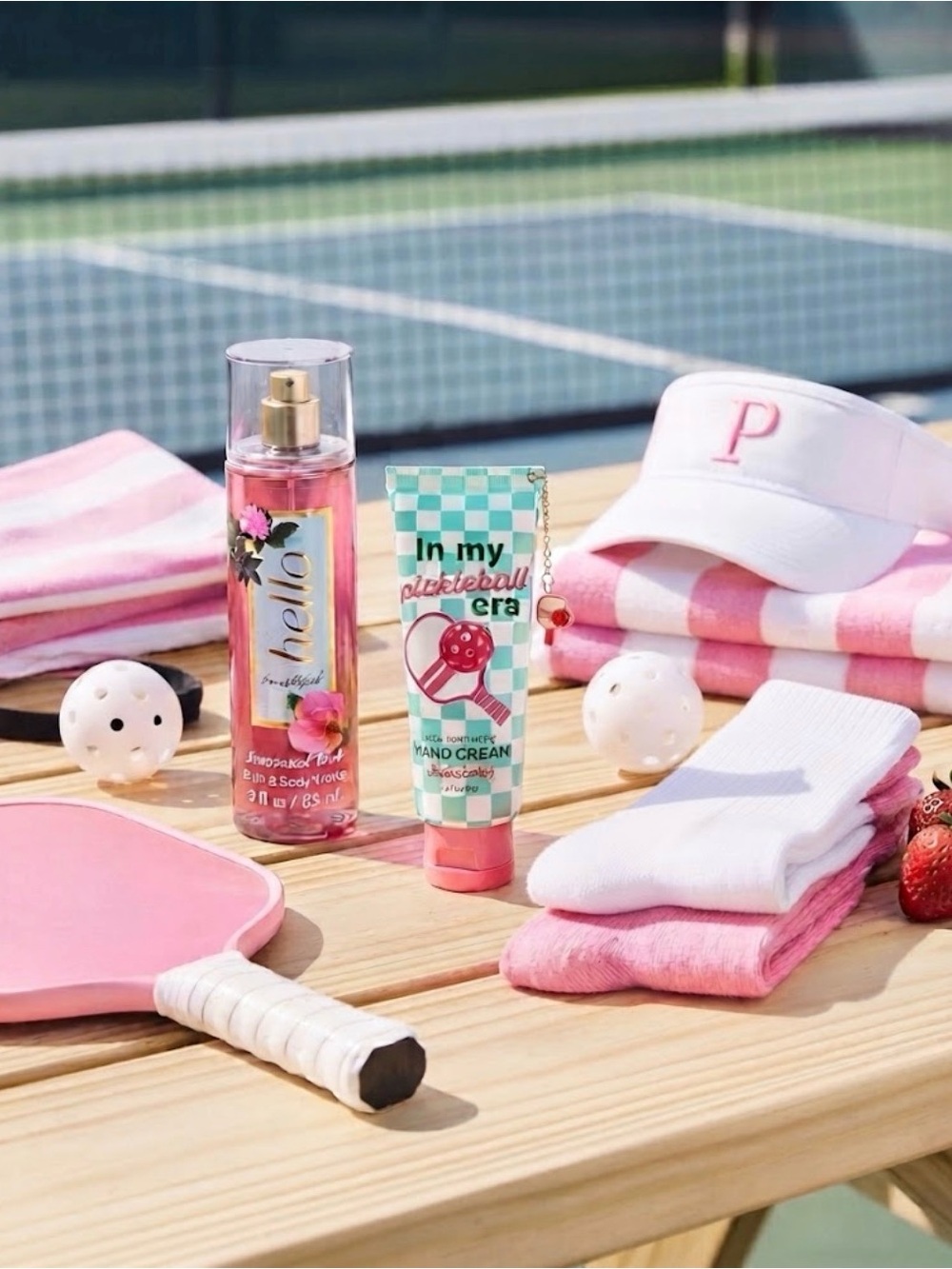 💖 Preppy Pickleball 3PC Bundle | Hello Beautiful, Slouch Socks + Hand Cream 🏓✨